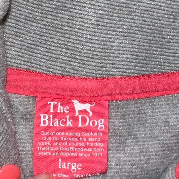 The Black Dog Fleece Pullover Sweater | Size Large - Picture 8 of 8